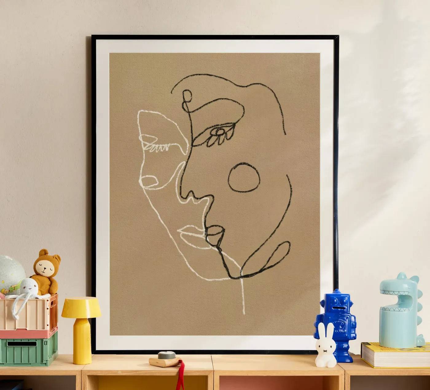 Two portrait Poster von Little Dean