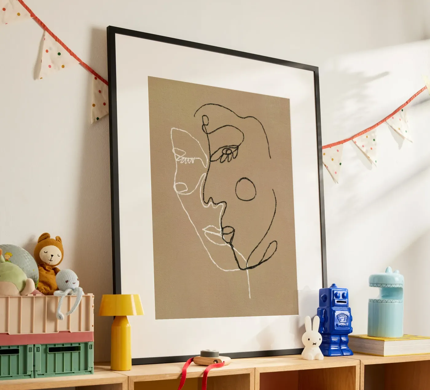 Two portrait Poster von Little Dean