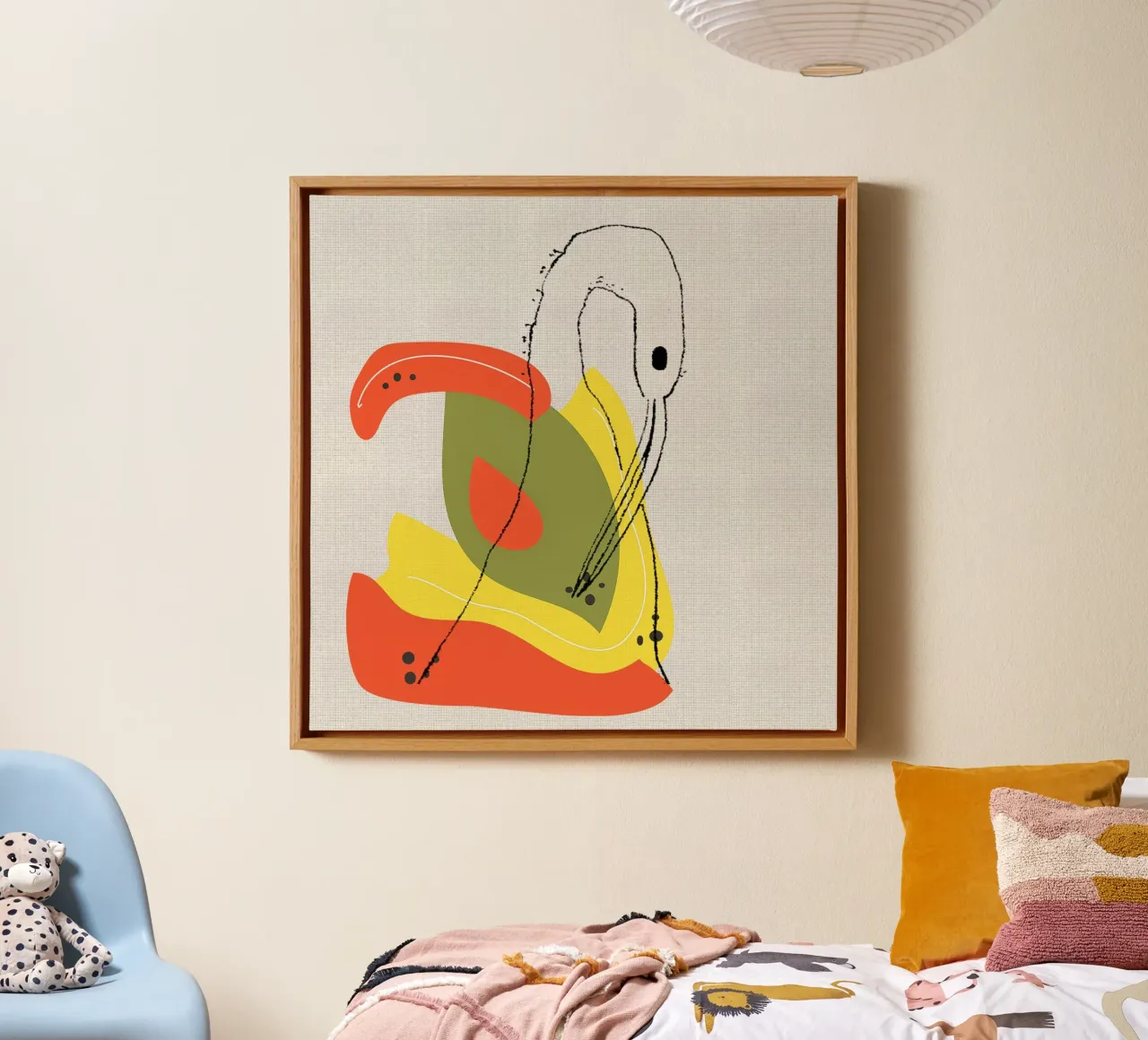 Cigne tela con Cornice a cassetta da APC ARTWORK