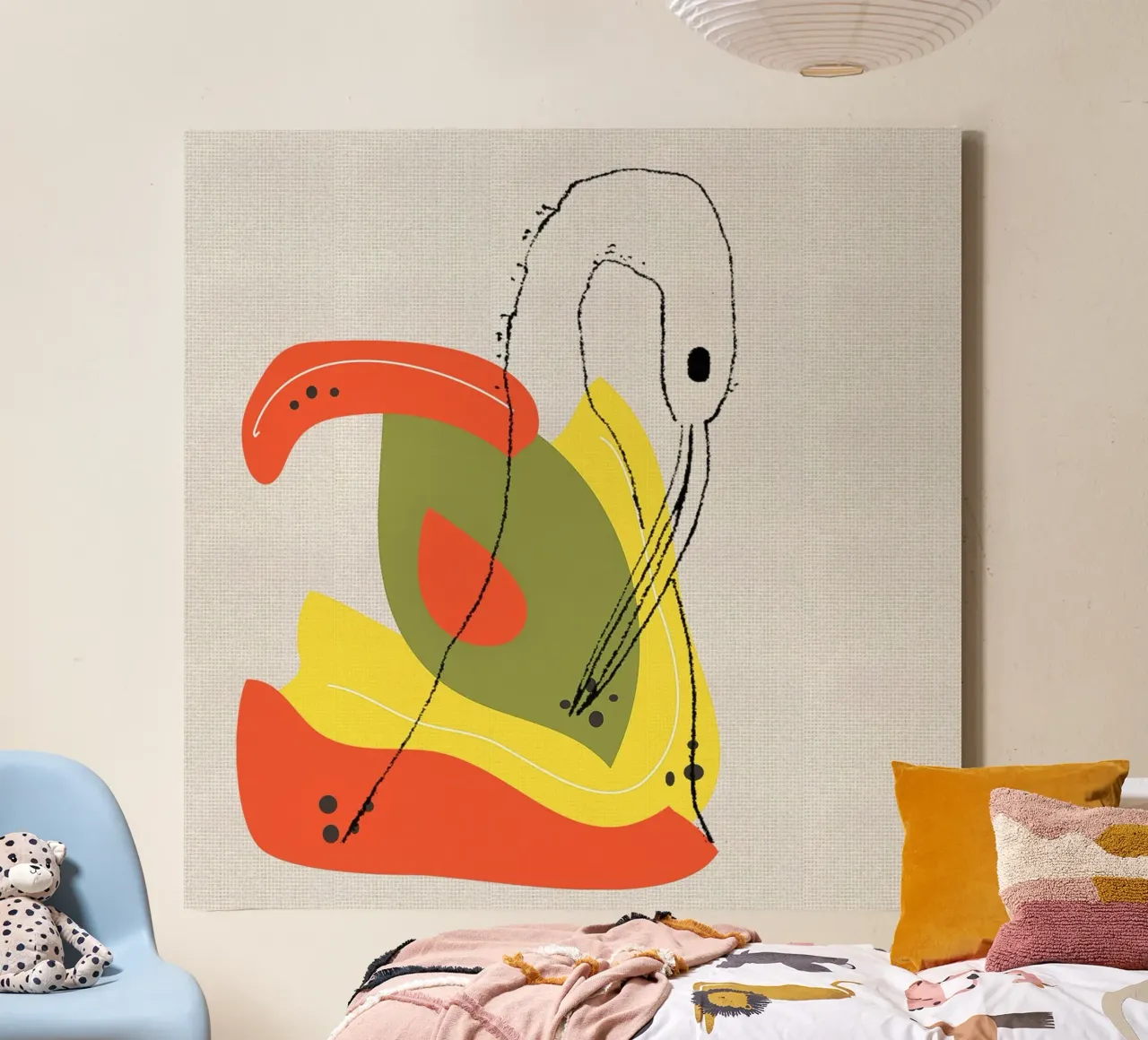 Cigne tela con Cornice a cassetta da APC ARTWORK