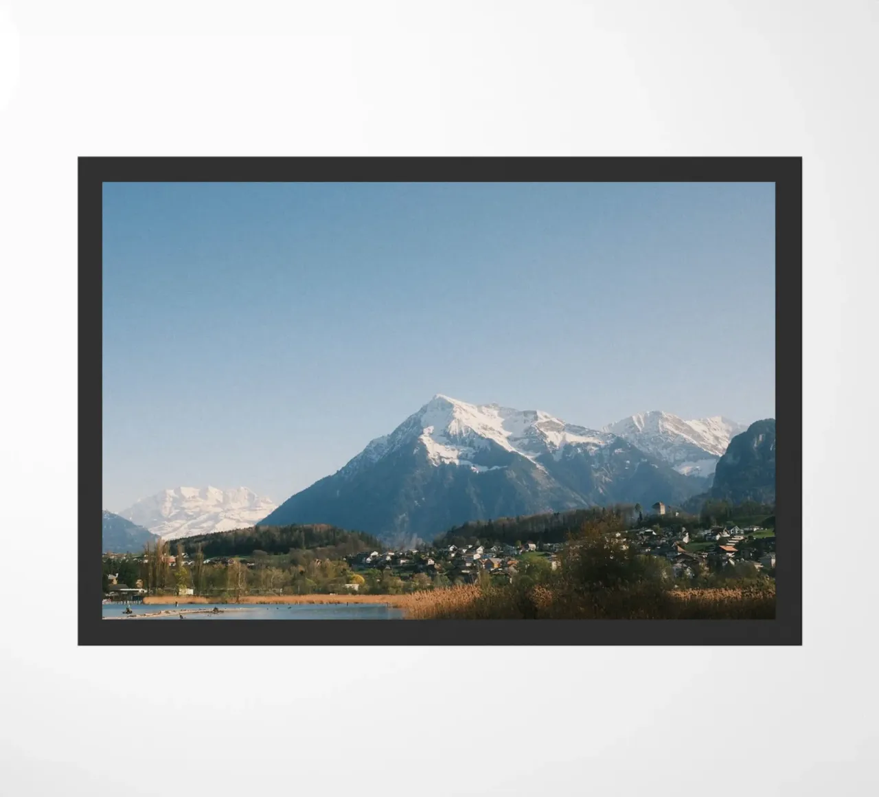 Spring View of the Bernese Alps from Lake Thun zerbino da FujiSwiss