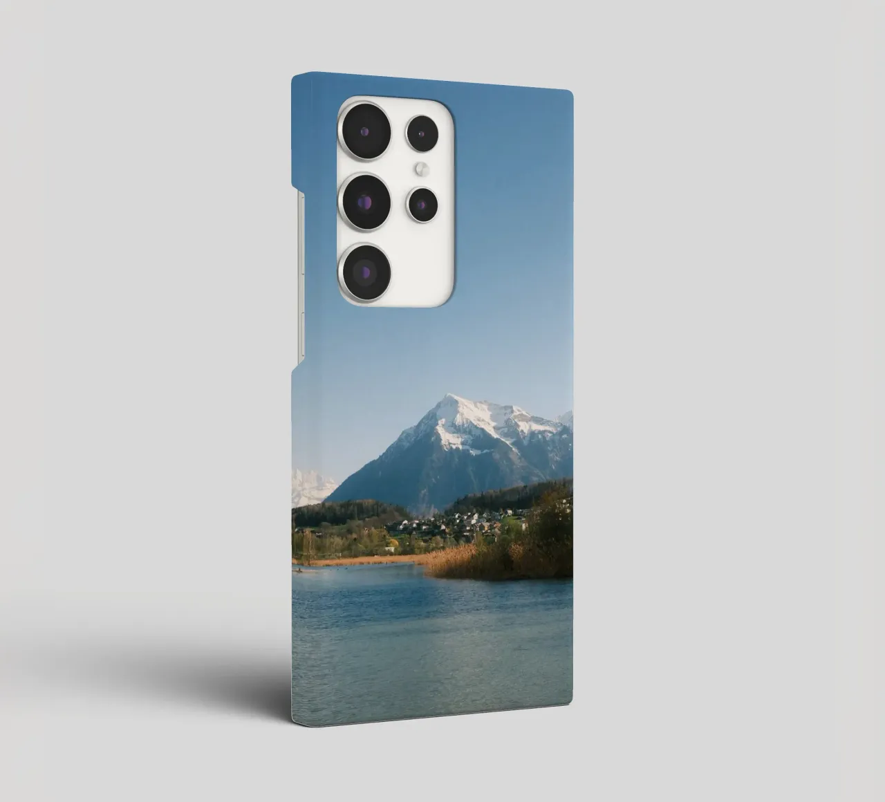 Spring View of the Bernese Alps from Lake Thun cover samsung da FujiSwiss