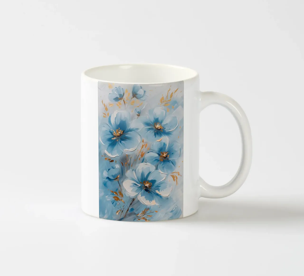 Fiori blu tazza in ceramica da Imagine