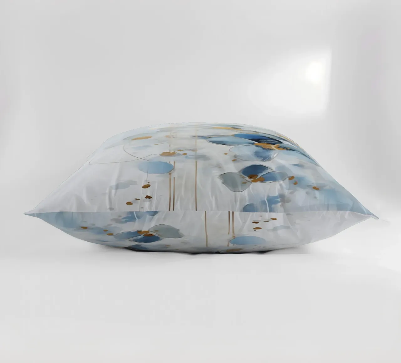 Fiori blu astratti cuscino da Imagine