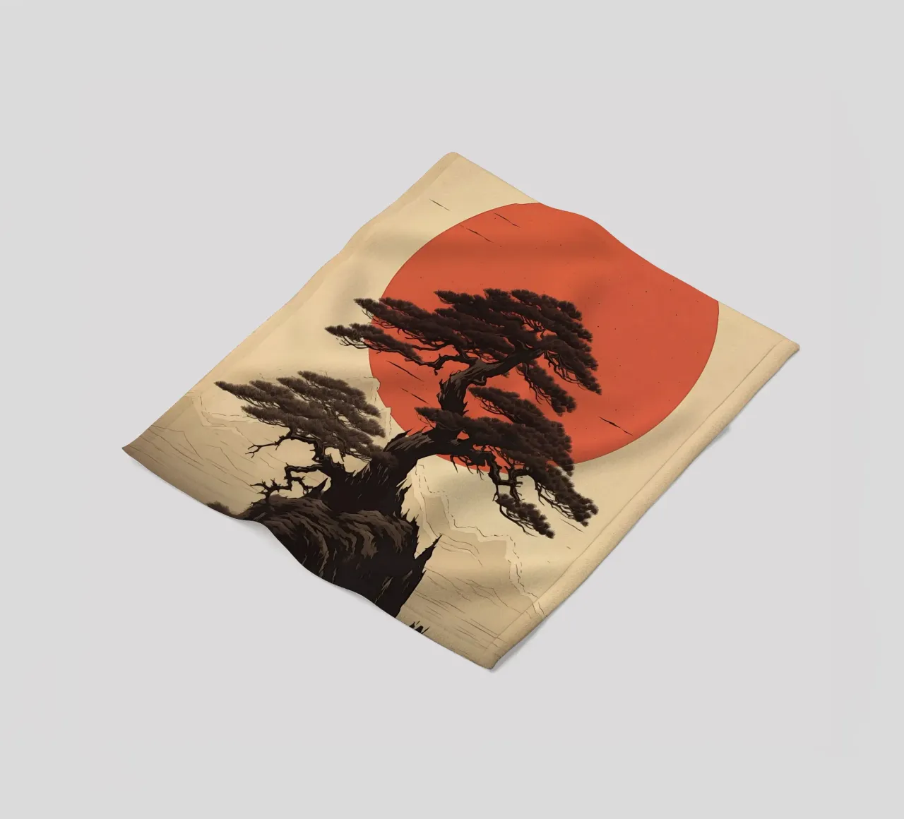 Albero giapponese coperta in pile da Imagine