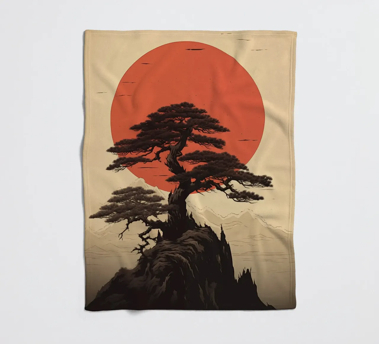 Albero giapponese coperta in pile da Imagine