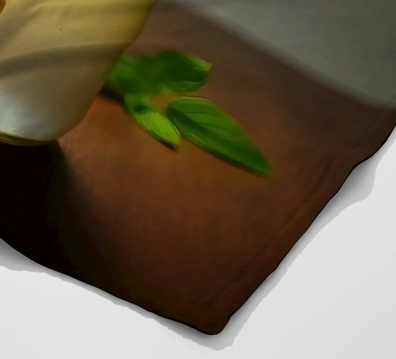 Refreshing lemonade with mint leaves and cucumber slices fleece blanket by DesignDoodle