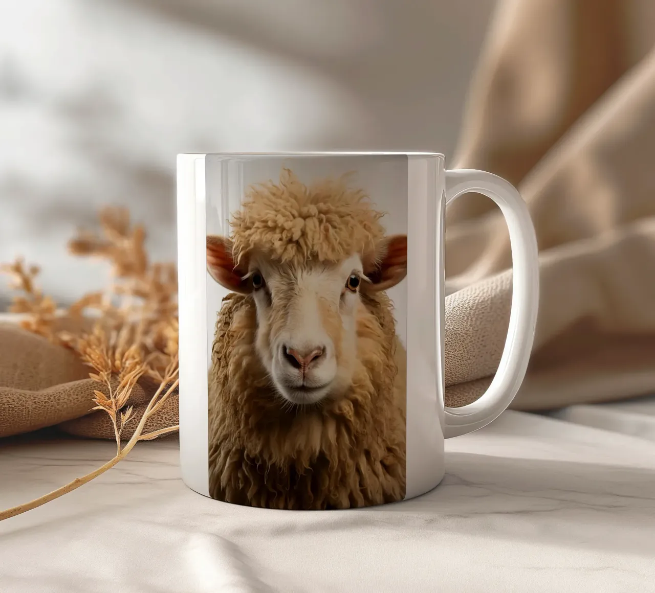 Pecora tazza in ceramica da Imagine