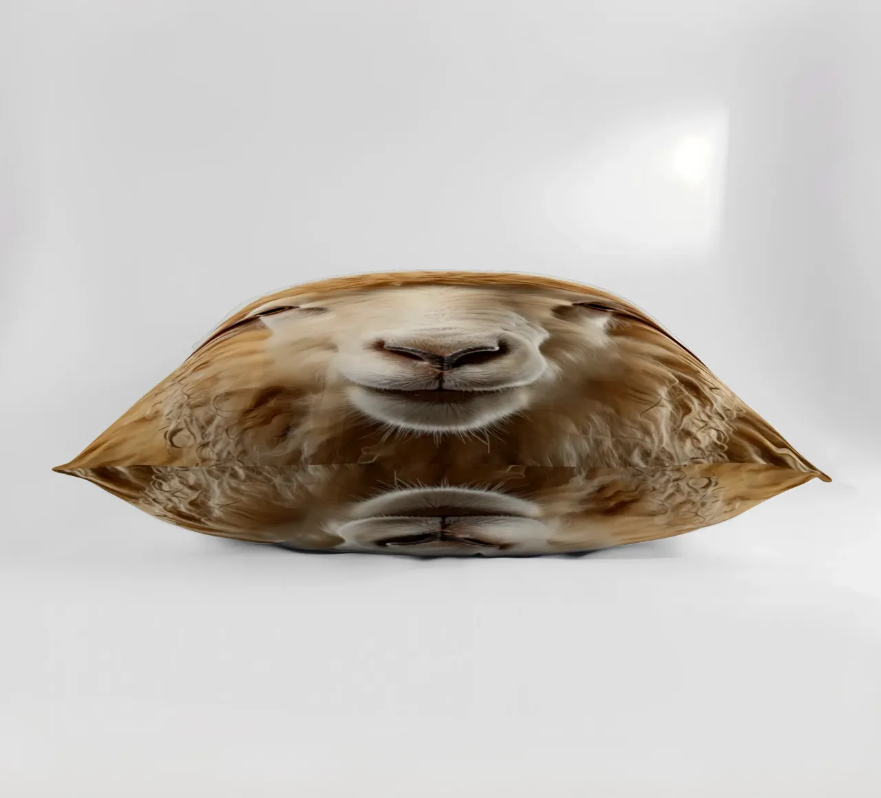 Portrait of a sheep decorative cushion by Imagine