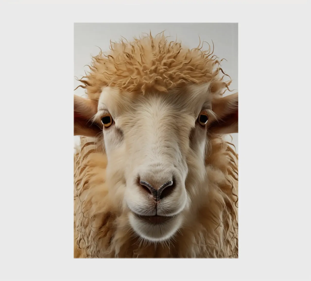 Portrait of a sheep notebook by Imagine