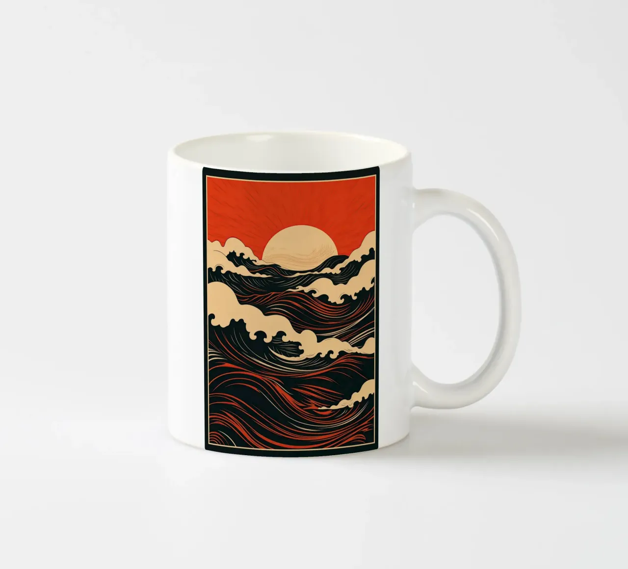 Zonsondergang tazza in ceramica da Imagine