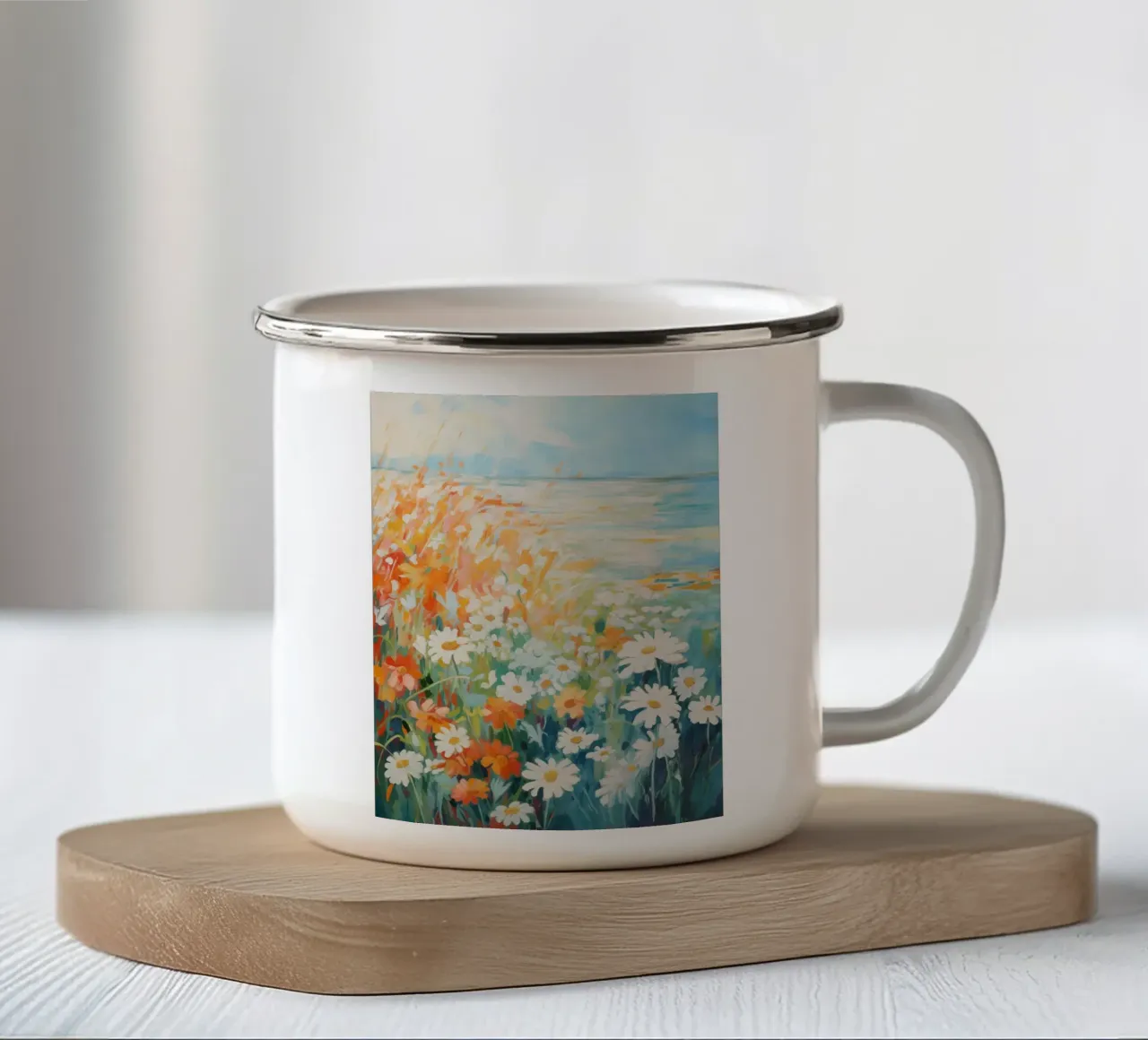 Estate tazza in smalto da Imagine