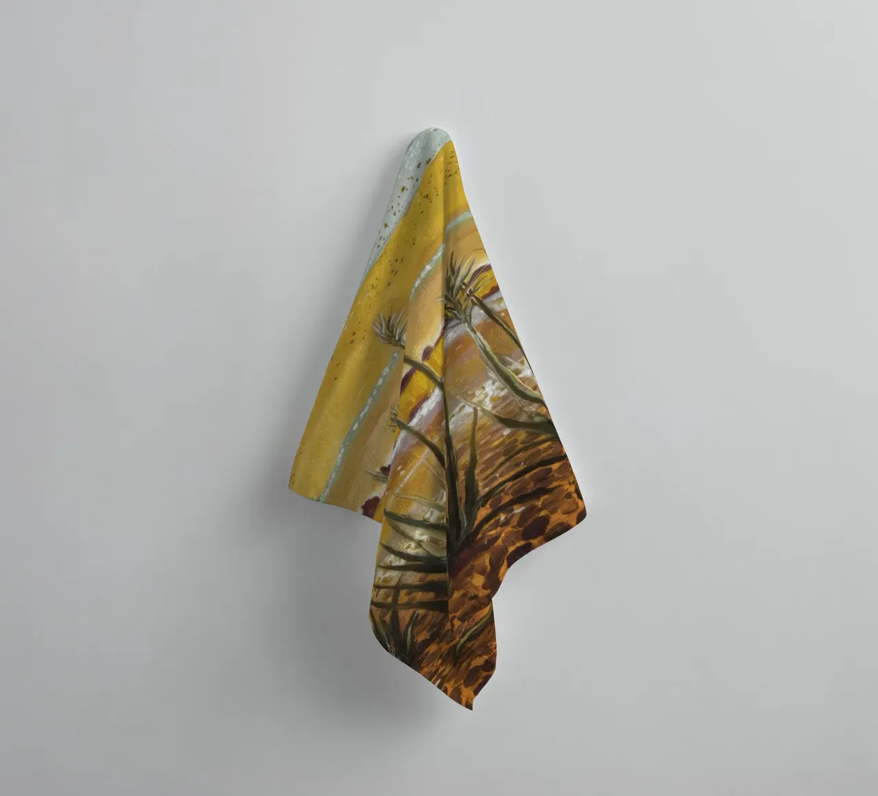 Arides Echo Bloom serviette de bain de Obisidian Brush