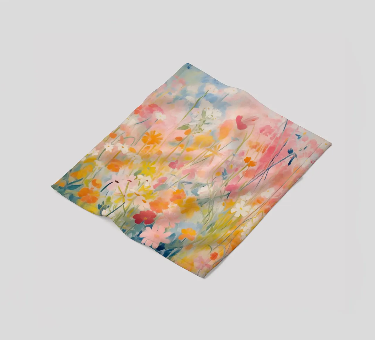 Spring flowers fleece blanket by Imagine
