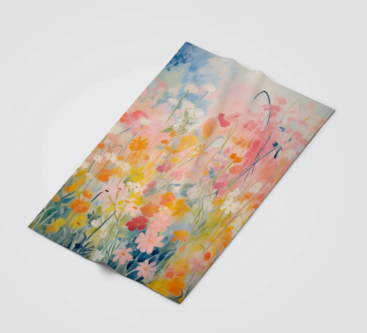 Spring flowers fleece blanket by Imagine