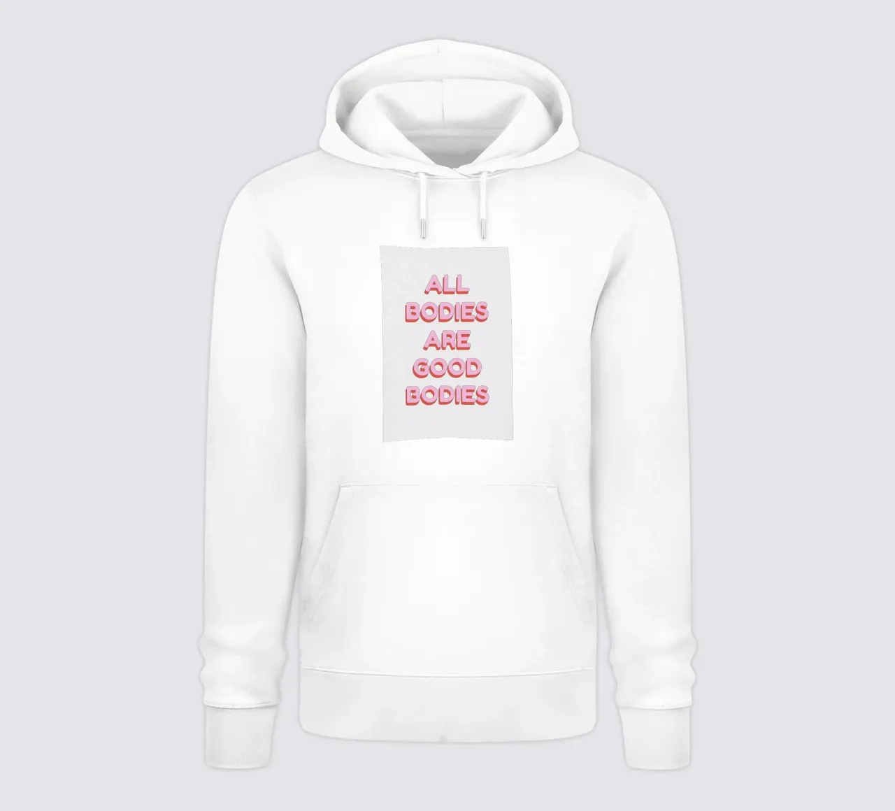 All Bodies Are Good Bodies felpa con cappuccio da Studio One