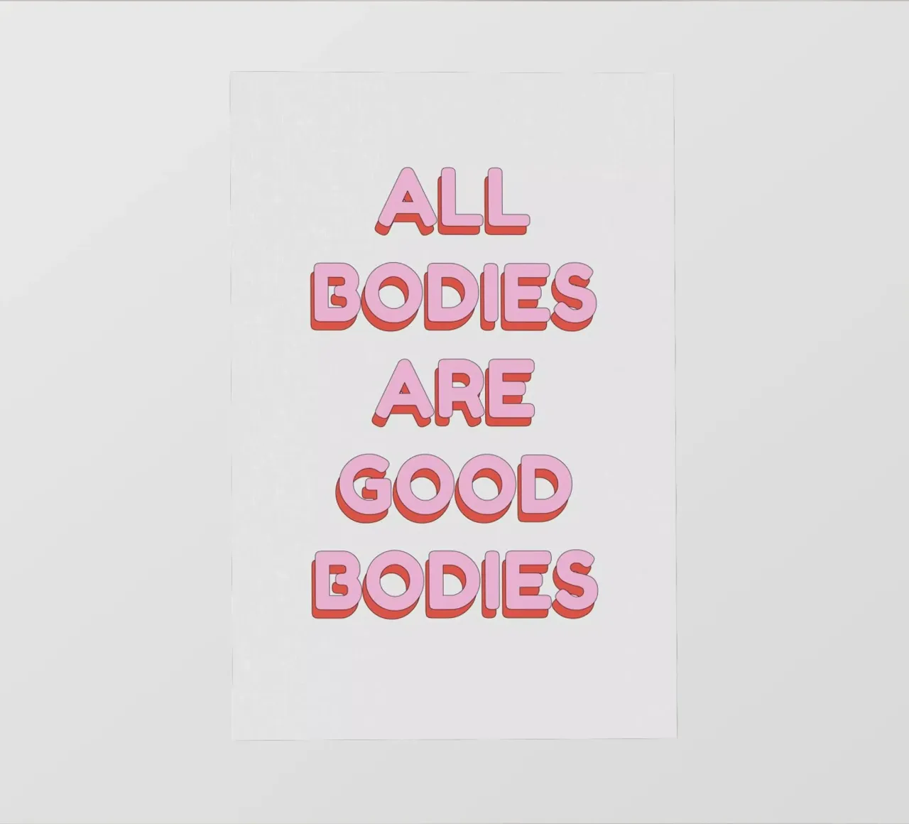 All Bodies Are Good Bodies pellicola backlit da Studio One