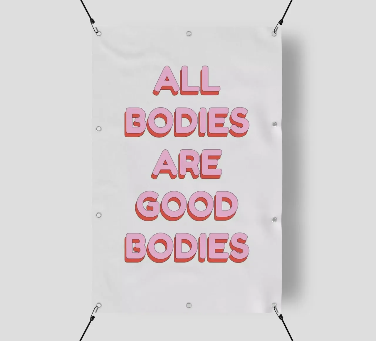 All Bodies Are Good Bodies telo in pvc da Studio One