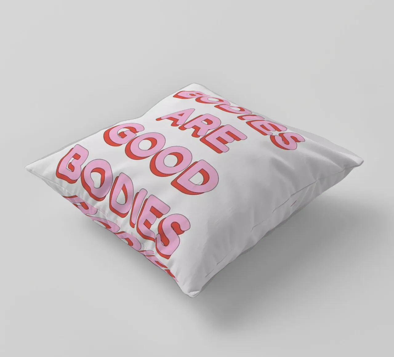 All Bodies Are Good Bodies cuscino da Studio One