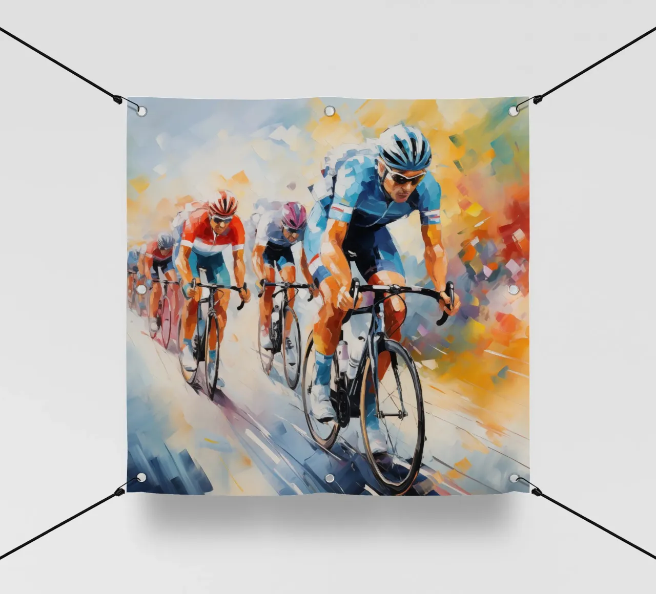 Ciclisti telo in pvc da Imagine