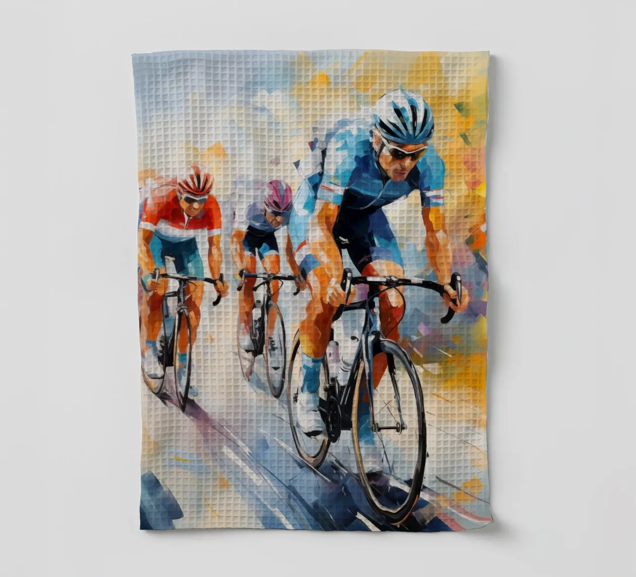 Ciclisti canovaccio da cucina da Imagine