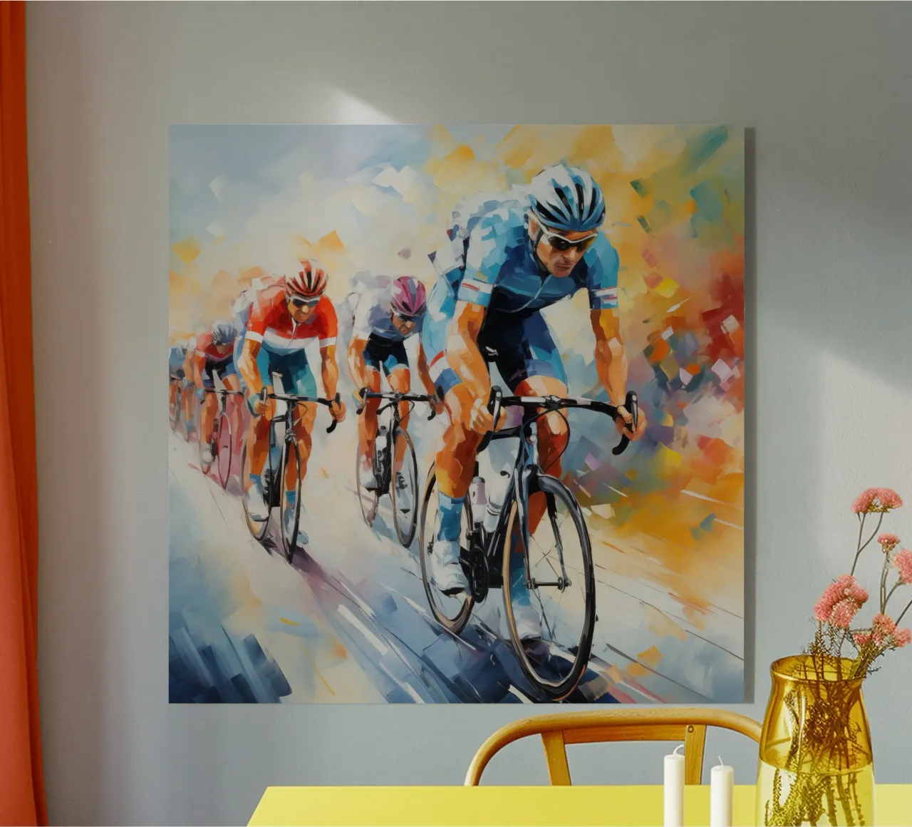 Ciclisti plexiglass da Imagine