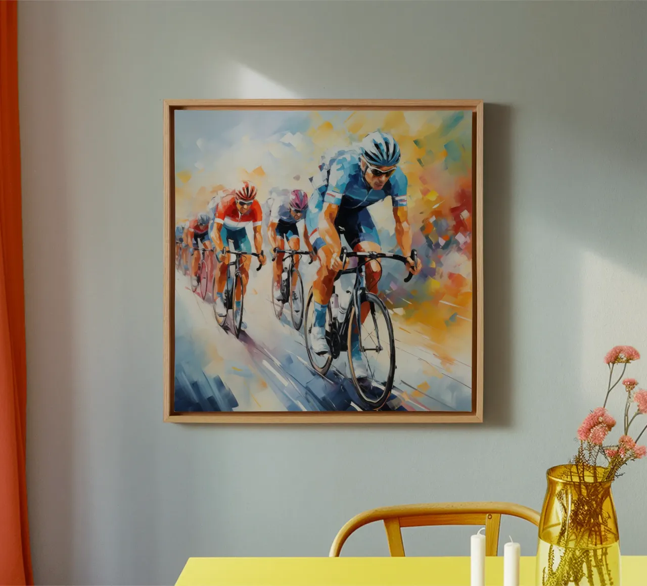 Cyclists canvas by Imagine