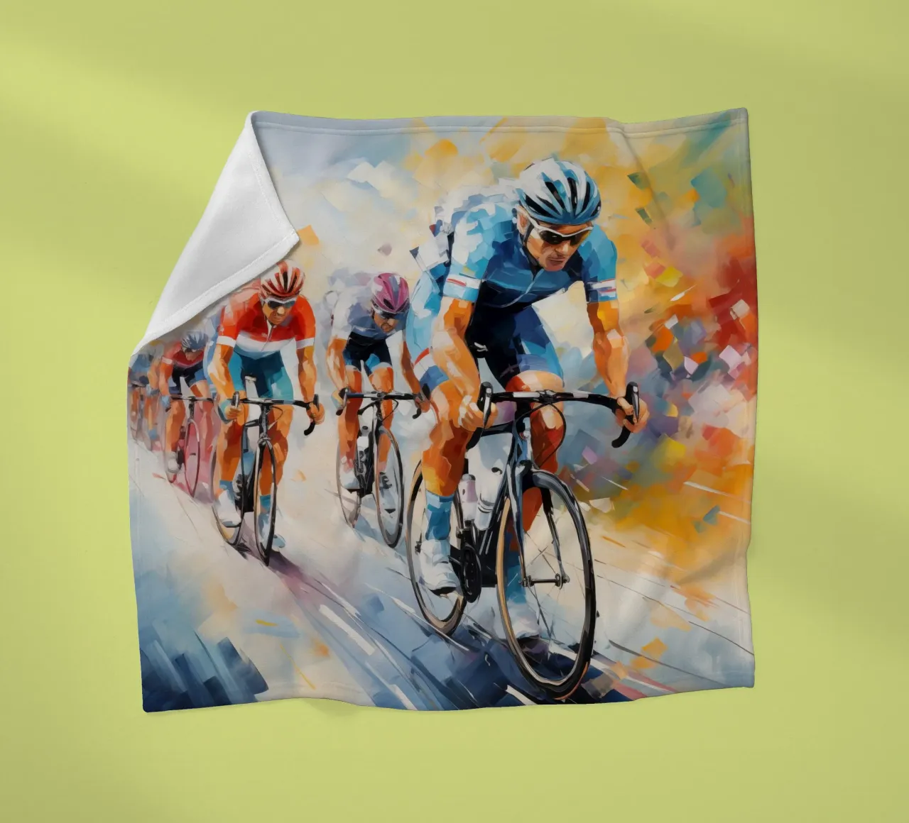 Ciclisti coperta in pile da Imagine