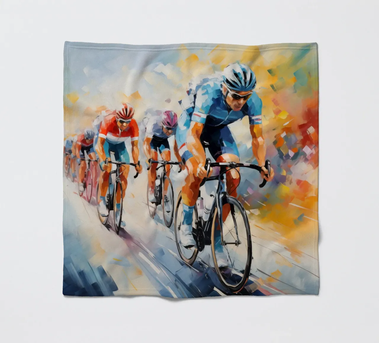 Ciclisti coperta in pile da Imagine