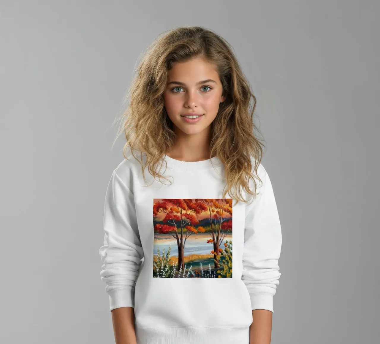 Fiume d'autunno Hush felpa bambino da Obisidian Brush