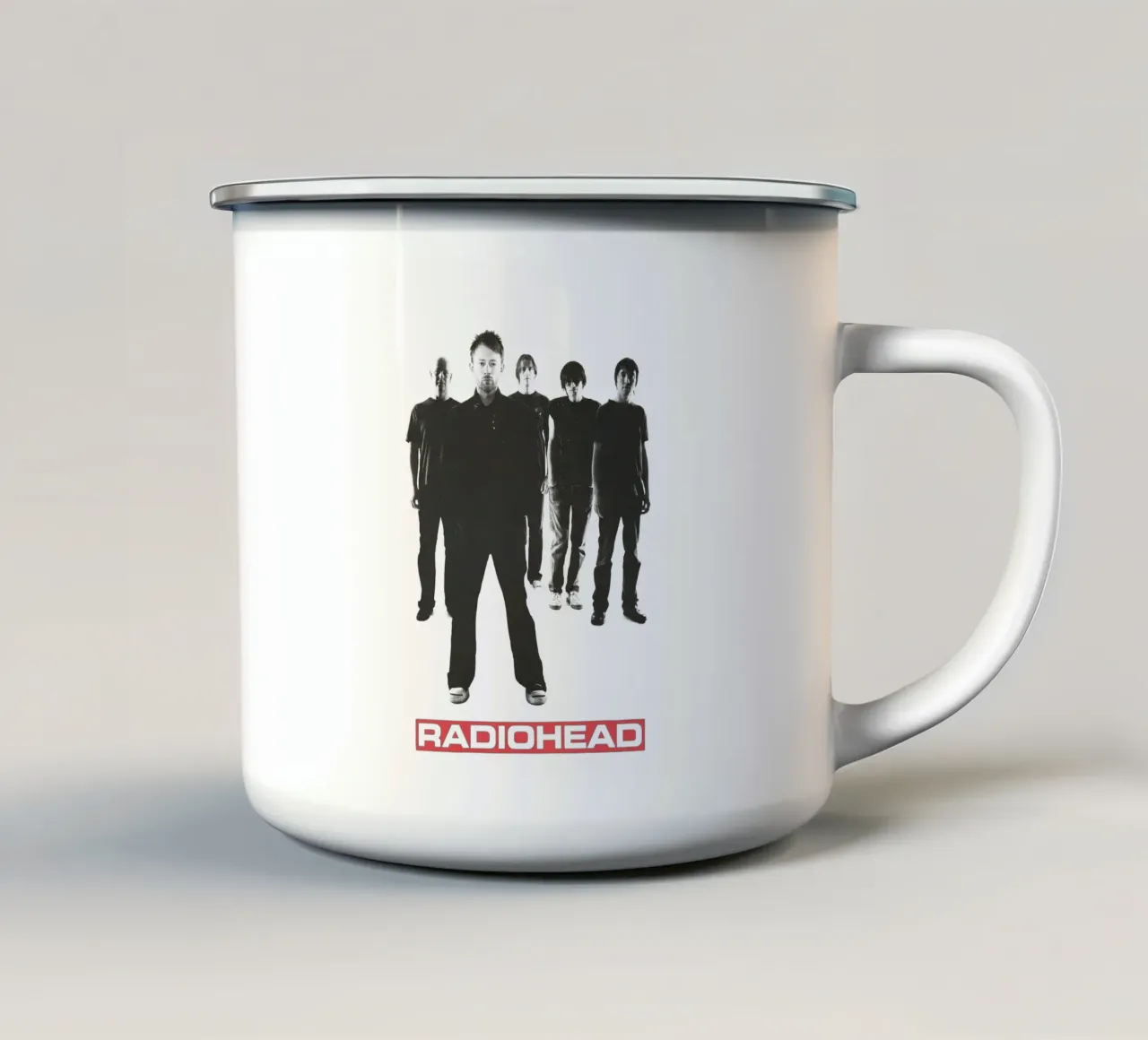 Radiohead tazza in smalto da Attaboy Dsgn