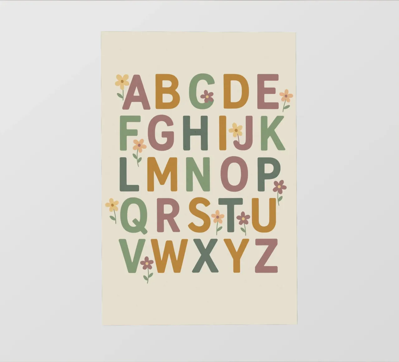 Alphabet telo in pvc da treechild