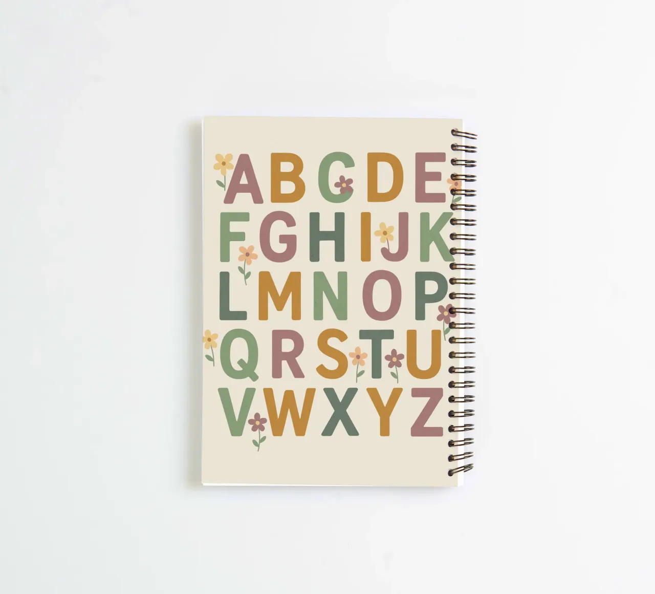 Alphabet spiral notebook by treechild