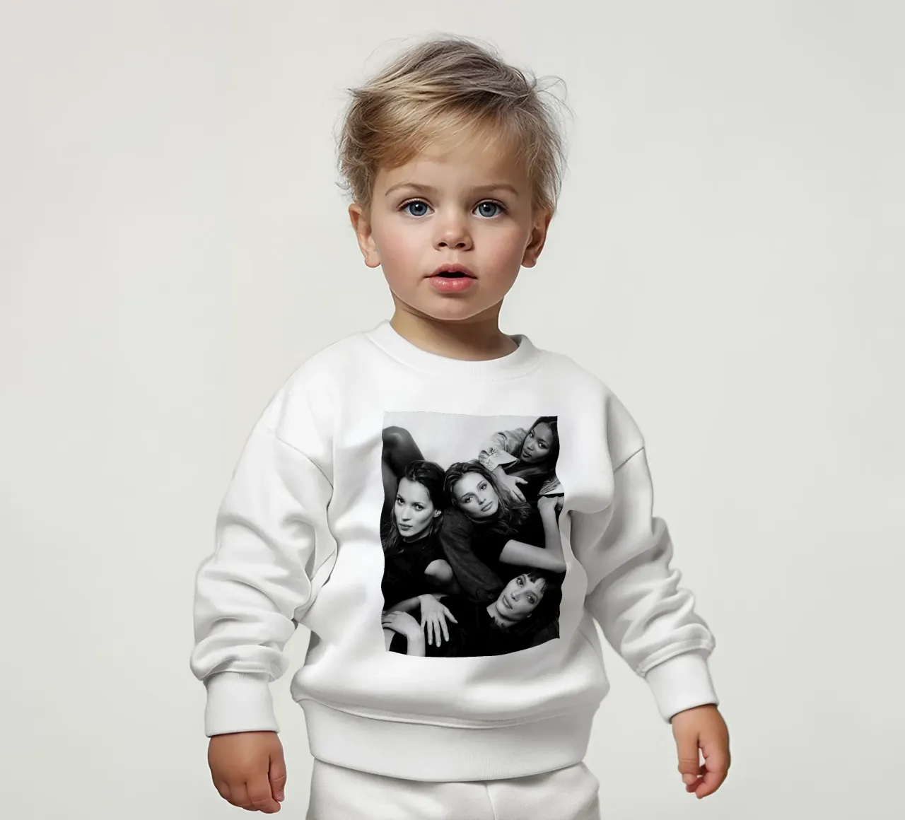 Kate con la migliore amica felpa neonato da Alex happy shop