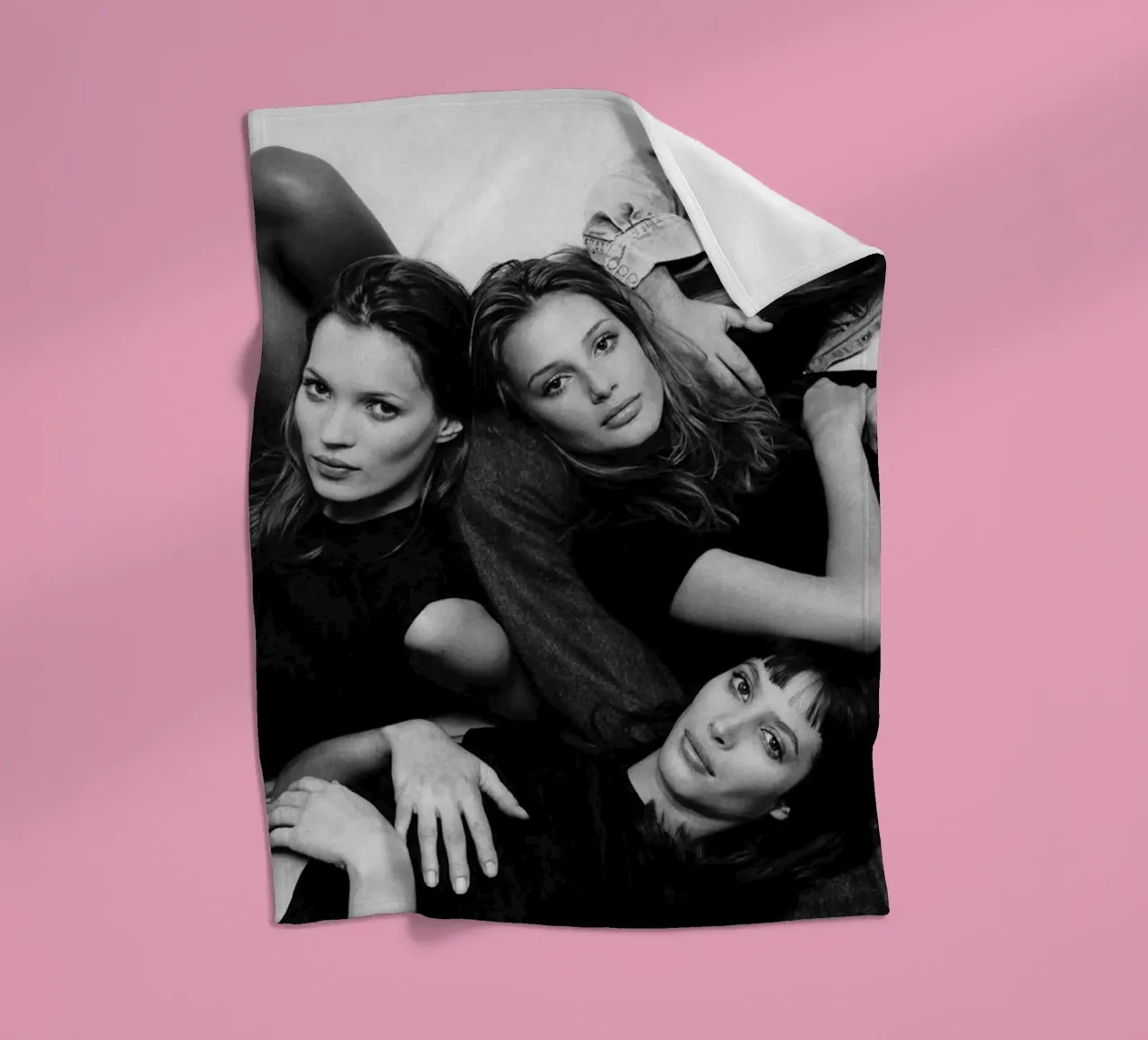Kate With Best friend fleece blanket by Alex happy shop