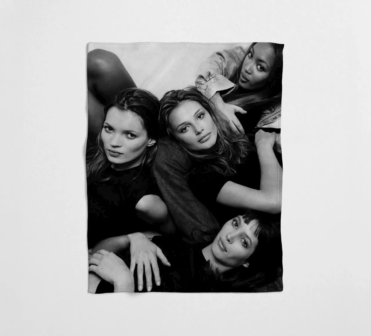 Kate With Best friend fleece blanket by Alex happy shop