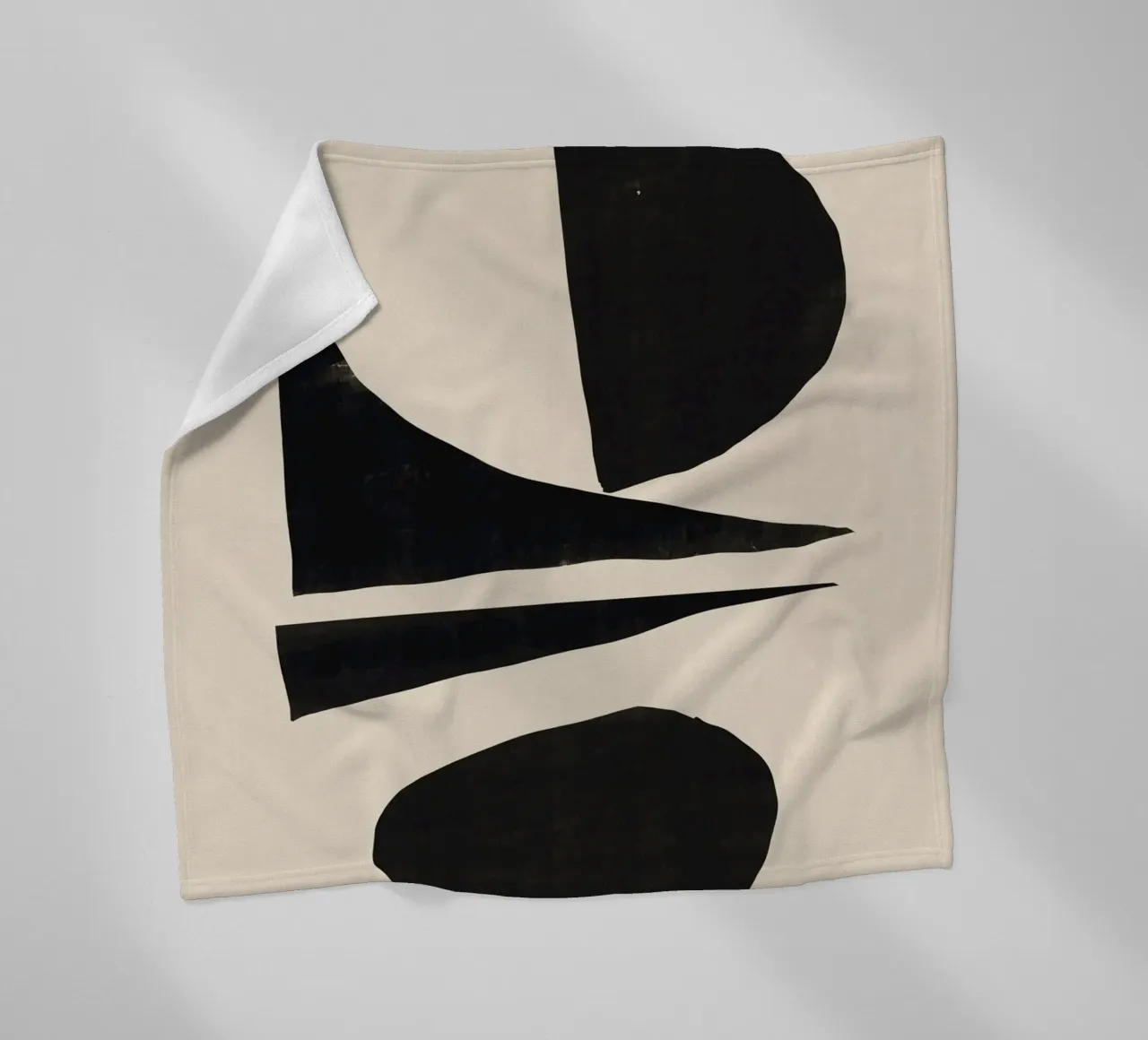 Forme geometriche decorative coperta in pile da Little Dean