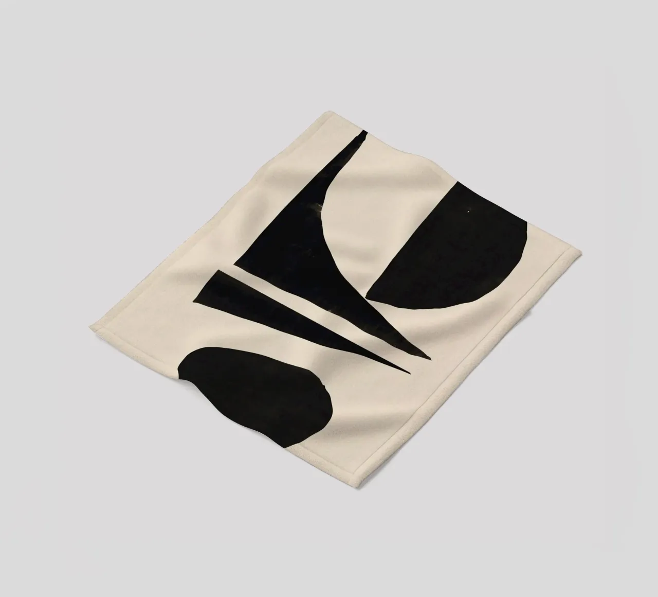 Forme geometriche decorative coperta in pile da Little Dean