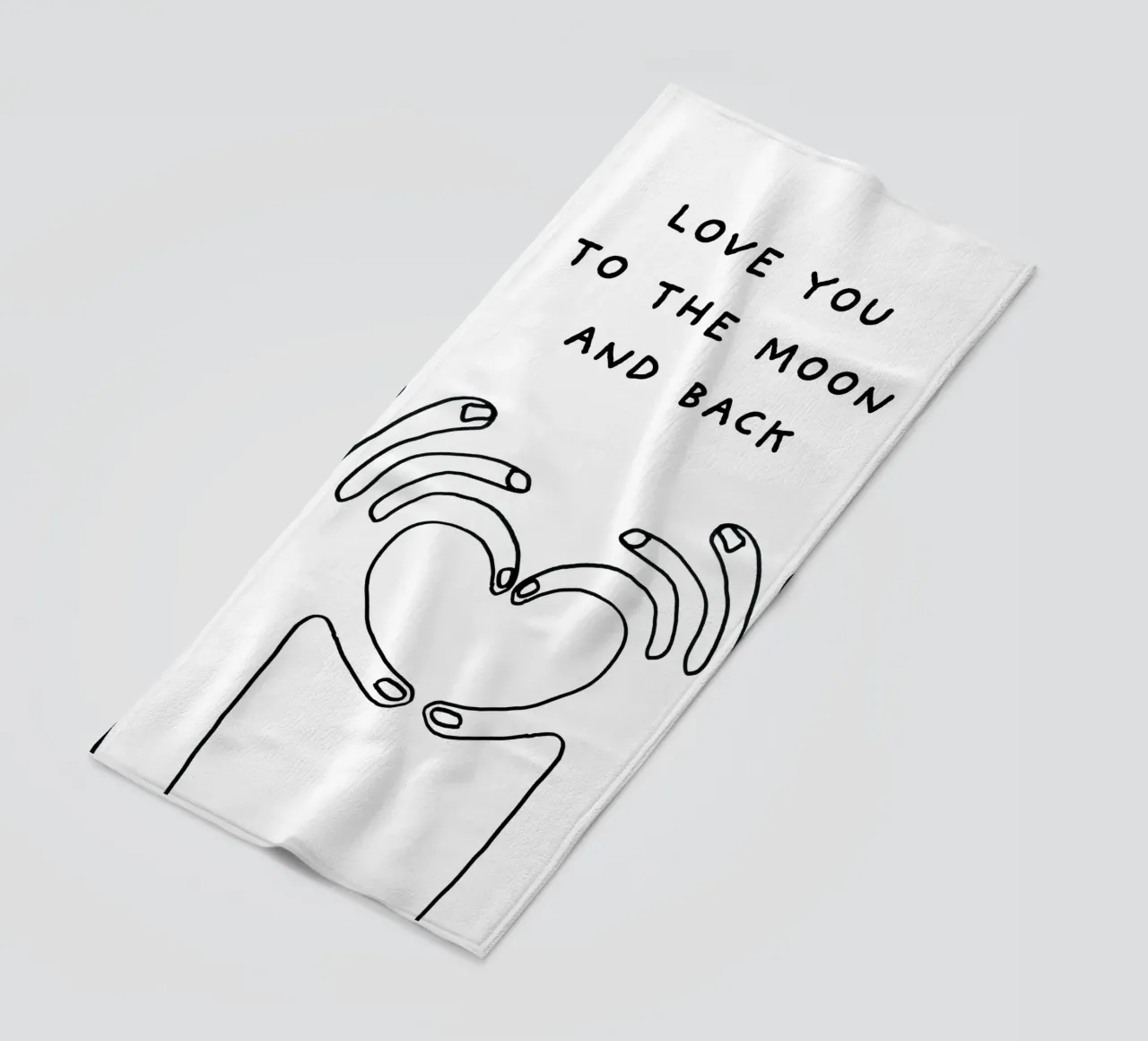 Love you to the moon and back telo mare da thesoulhugclub