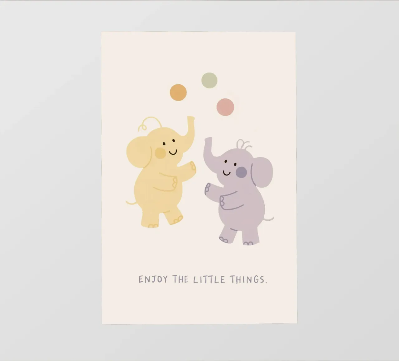 Enjoy The Little Things telo in pvc da treechild