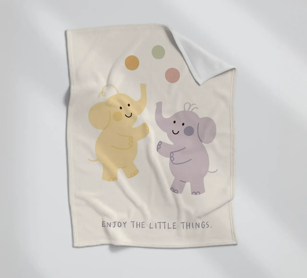 Enjoy The Little Things coperta in pile da treechild