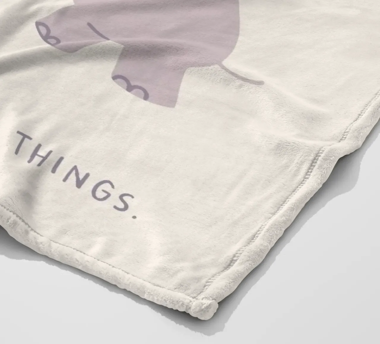 Enjoy The Little Things coperta in pile da treechild