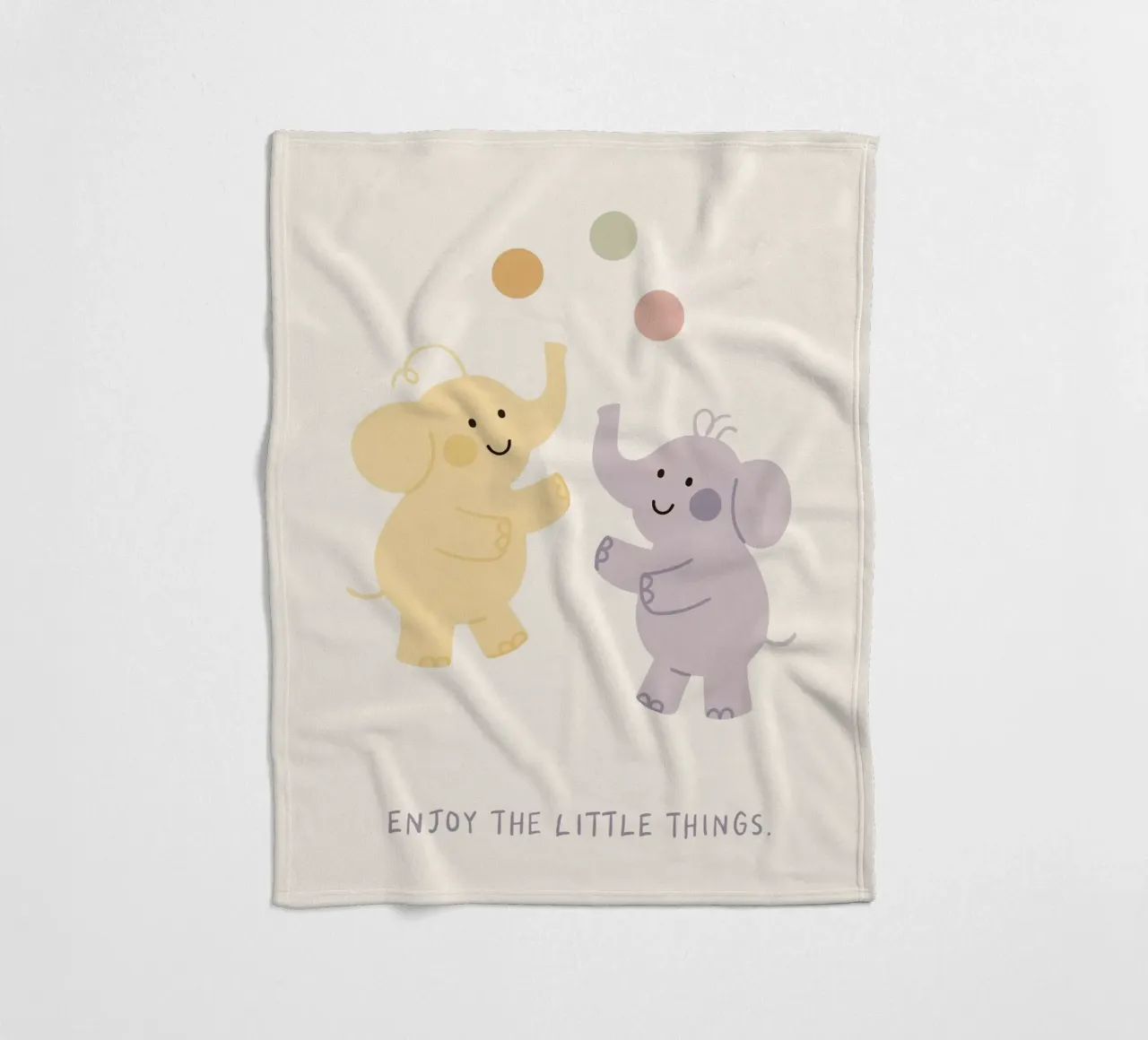 Enjoy The Little Things coperta in pile da treechild