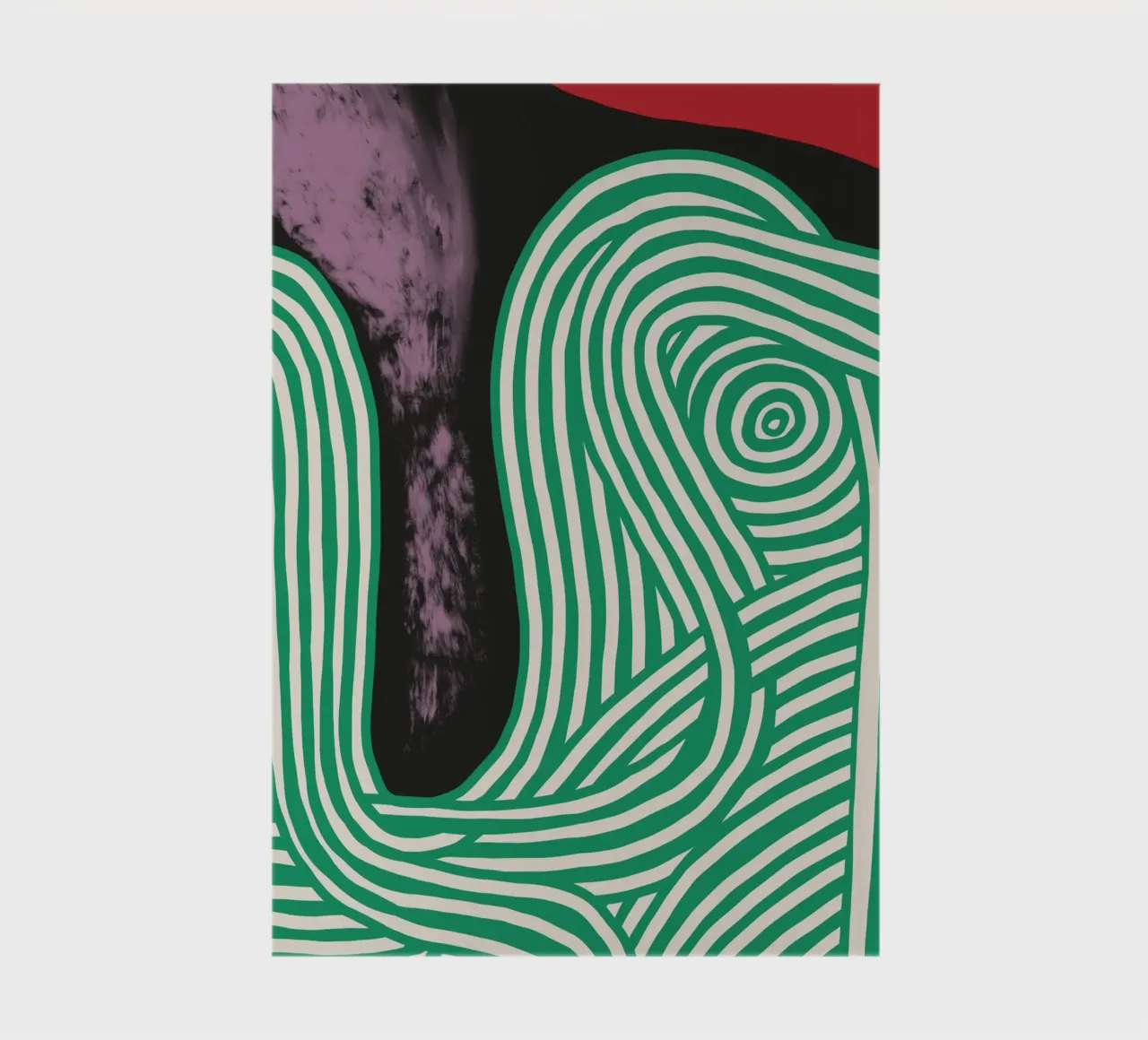 Large abstract oil painting xii notebook by Little Dean