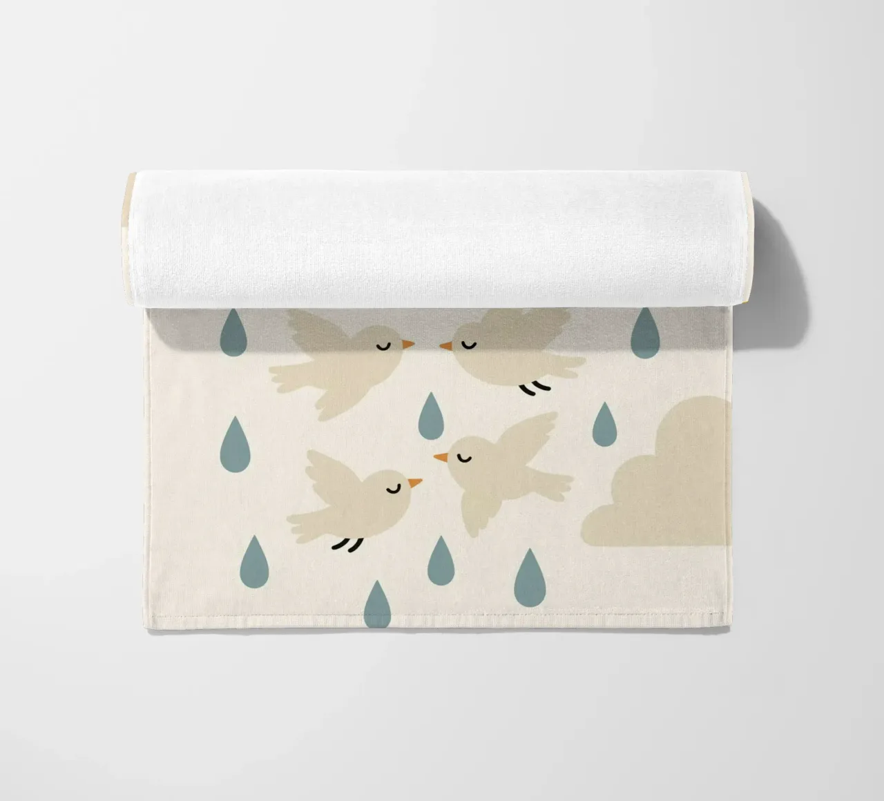 Birds In Rain telo mare da treechild