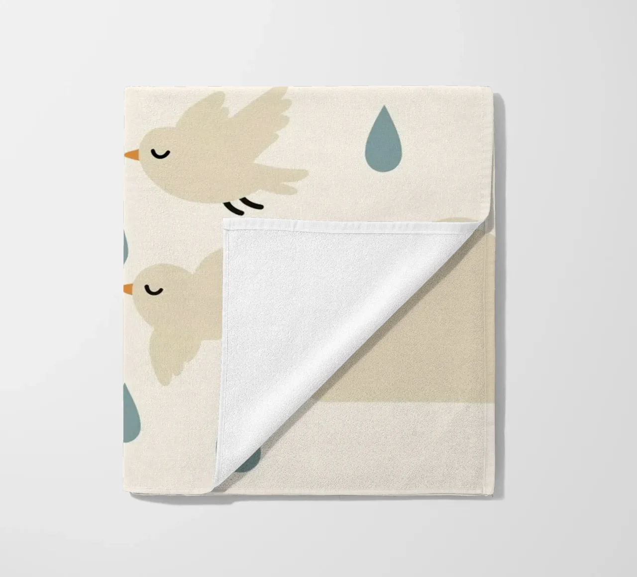 Birds In Rain telo mare da treechild