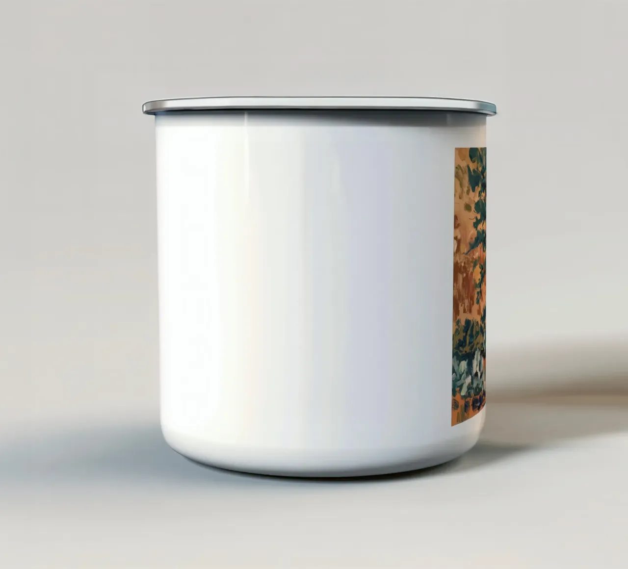 Terracotta Grove Dance tazza in smalto da Obisidian Brush