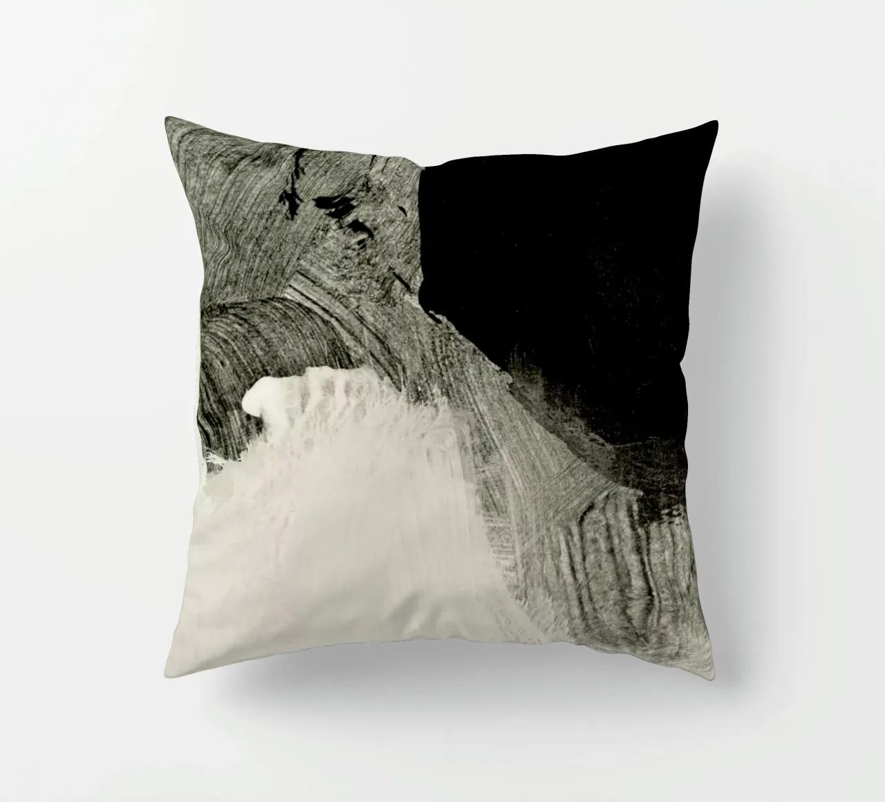 Minimalist Painting 05 01 decorative cushion by IRIS LEHNHARDT FINE ART