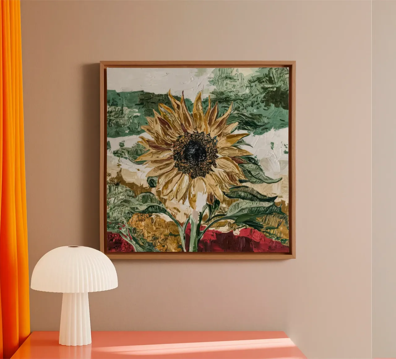 Structuur Zonlicht Kroon canvas met Baklijst van Obisidian Brush