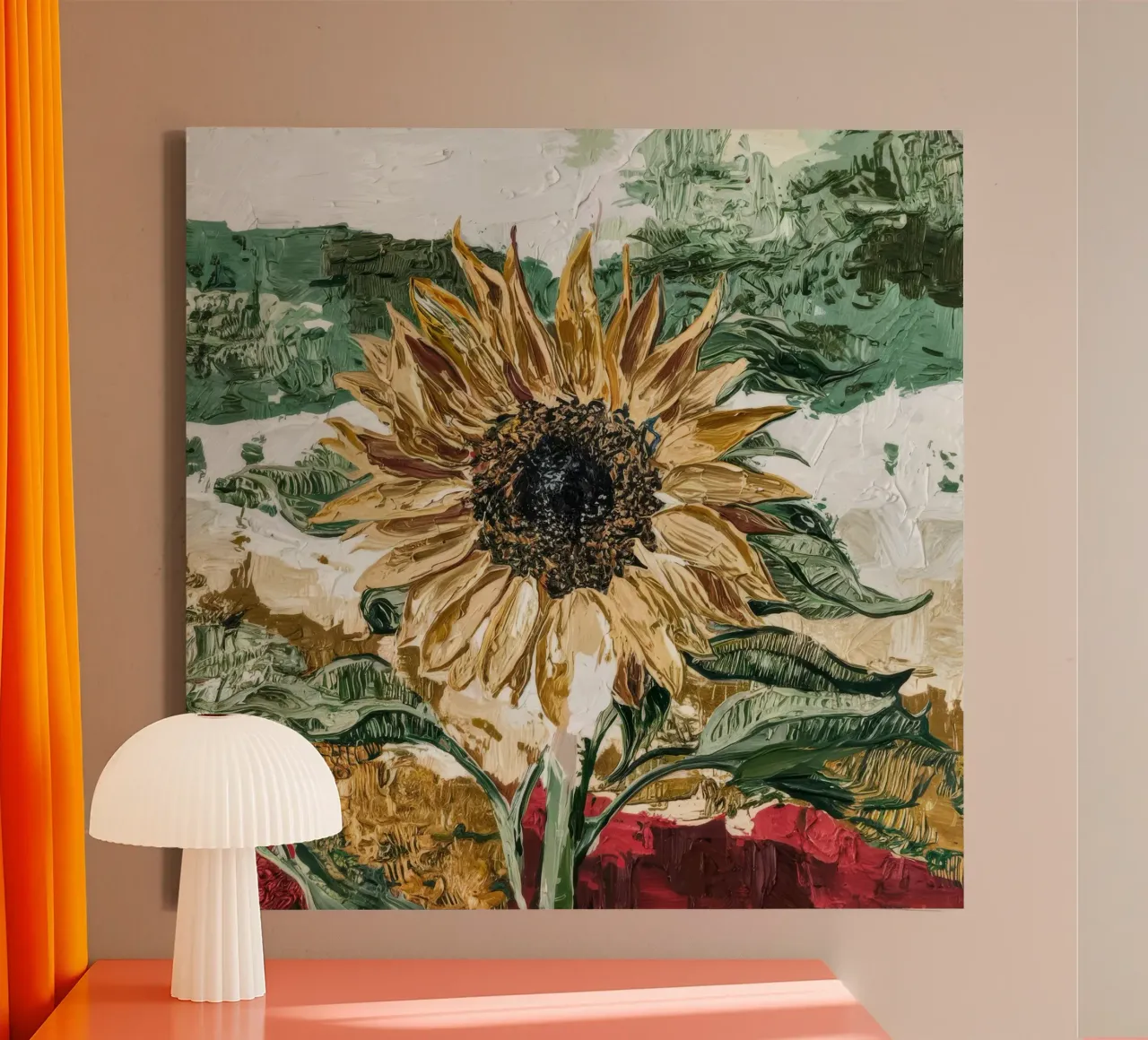 Structuur Zonlicht Kroon canvas met Baklijst van Obisidian Brush